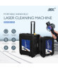 100W 200W Portable Handheld Laser Cleaning Machine Trolley-type Fiber Laser Cleaner Metal Rust Remover